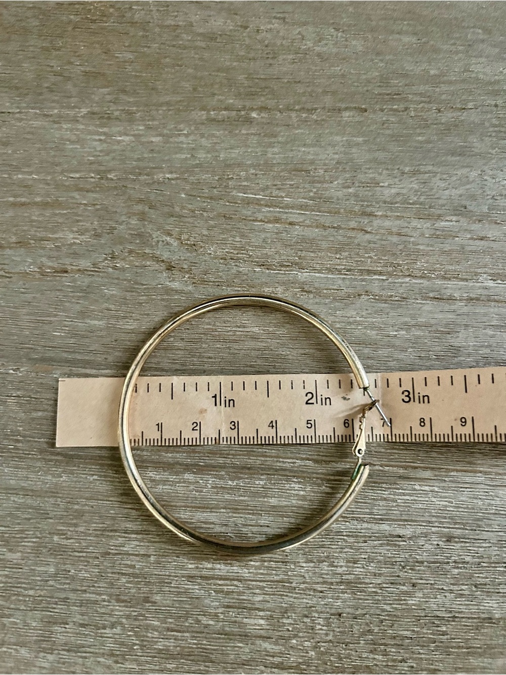 Guess Gold-Tone Classic Hoop Earrings